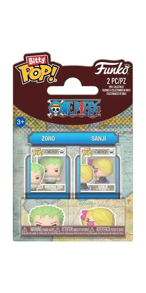 One Piece POP! Vinyl Figuren 2er-Pack Zoro & Sanji 2 cm
