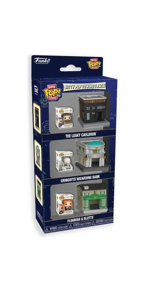 Harry Potter Bitty POP! Towns Vinyl Figuren 3er-Pack Diagon Alley 
