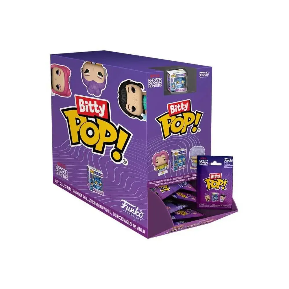 KPop Demon Hunters Bitty POP! Single Vinyl Figuren Display (24) PDQ 2,5 cm