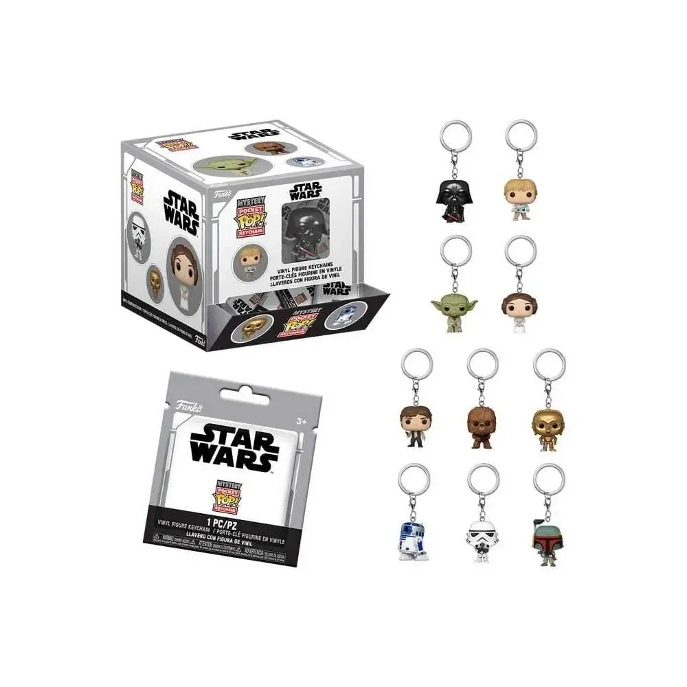 Star Wars POP! Vinyl Schlüsselanhänger 4 cm Display (12)