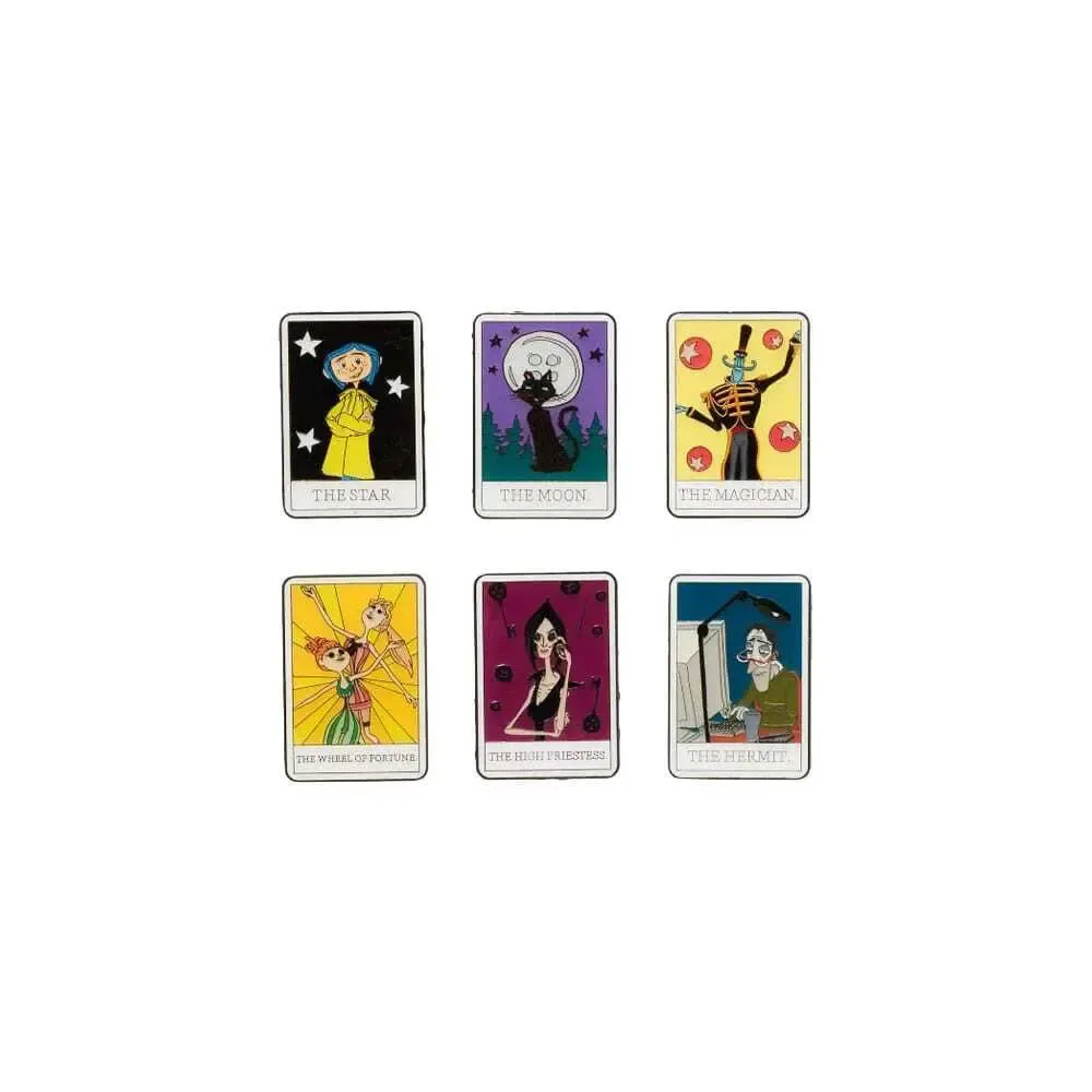 Coraline by Loungefly Ansteck-Pins Blind Box Character Tarot Card Display (12)