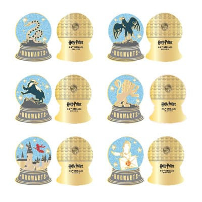Harry Potter by Loungefly Ansteck-Pins Blind Snowglobes Display (12)