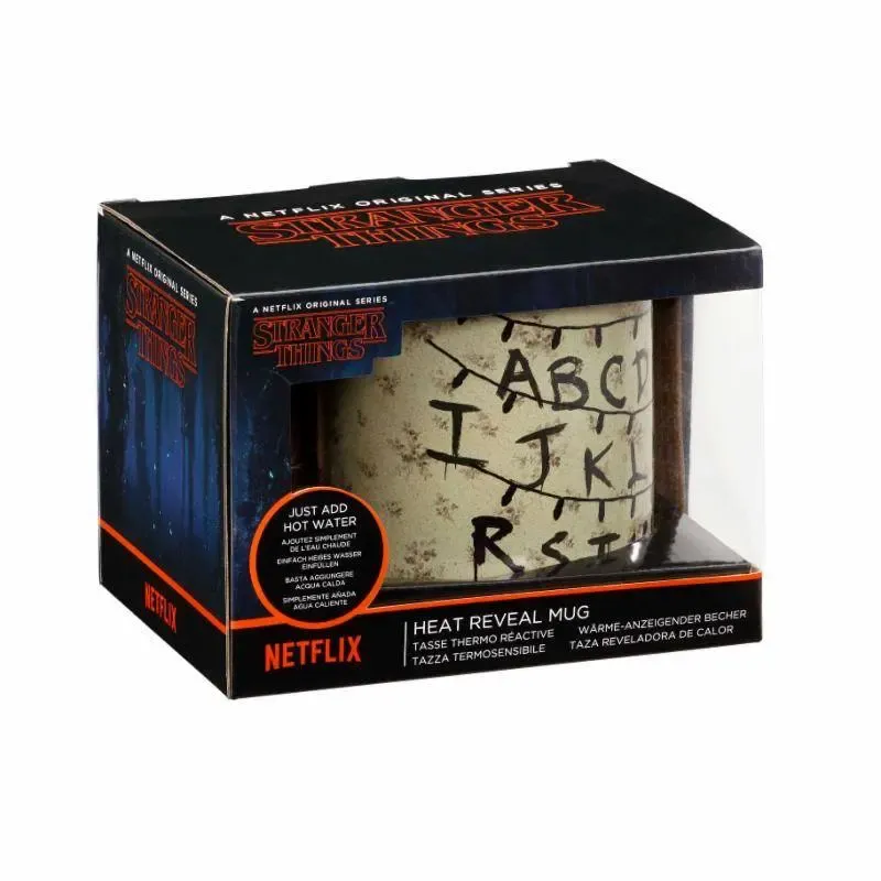 Stranger Things Alphabet Tasse mit Thermoeffekt