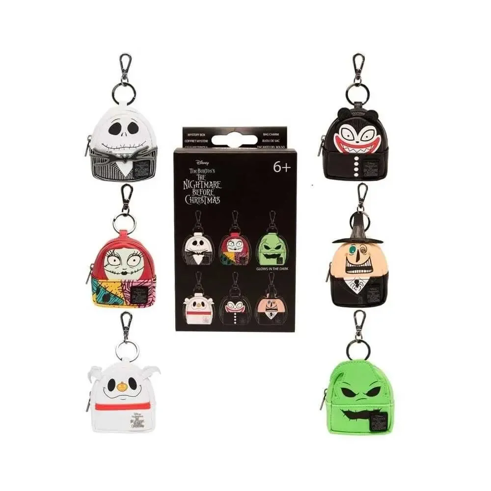 Nightmare Before Christmas by Loungefly Schlüsselanhänger Mini Backpack Classic Blind Box Sortiment (15)