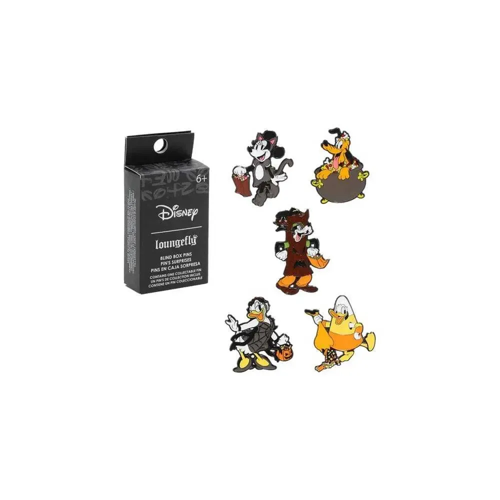 Disney Loungefly Ansteck-Pins Mickey Mouse & Friends Halloween Display (12)