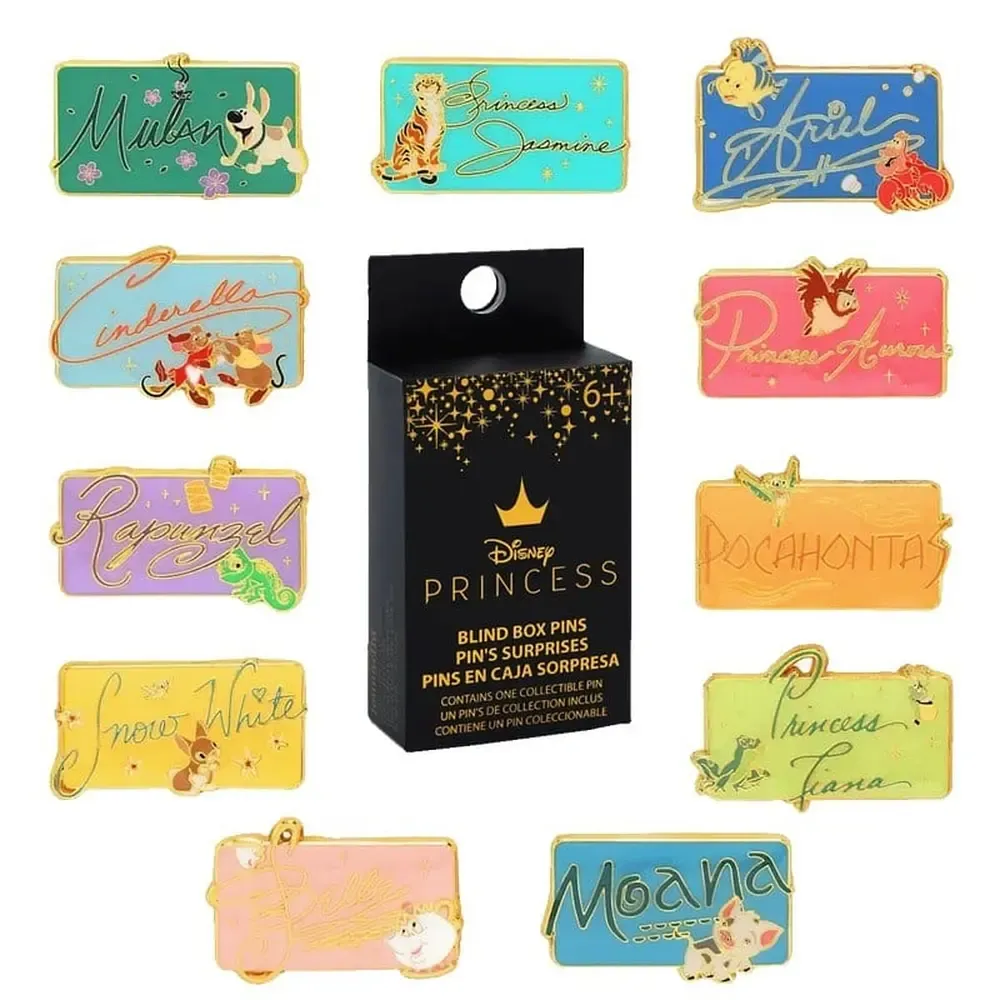 Disney Princess by Loungefly Ansteck-Pins Blind Box Signature Display (22)