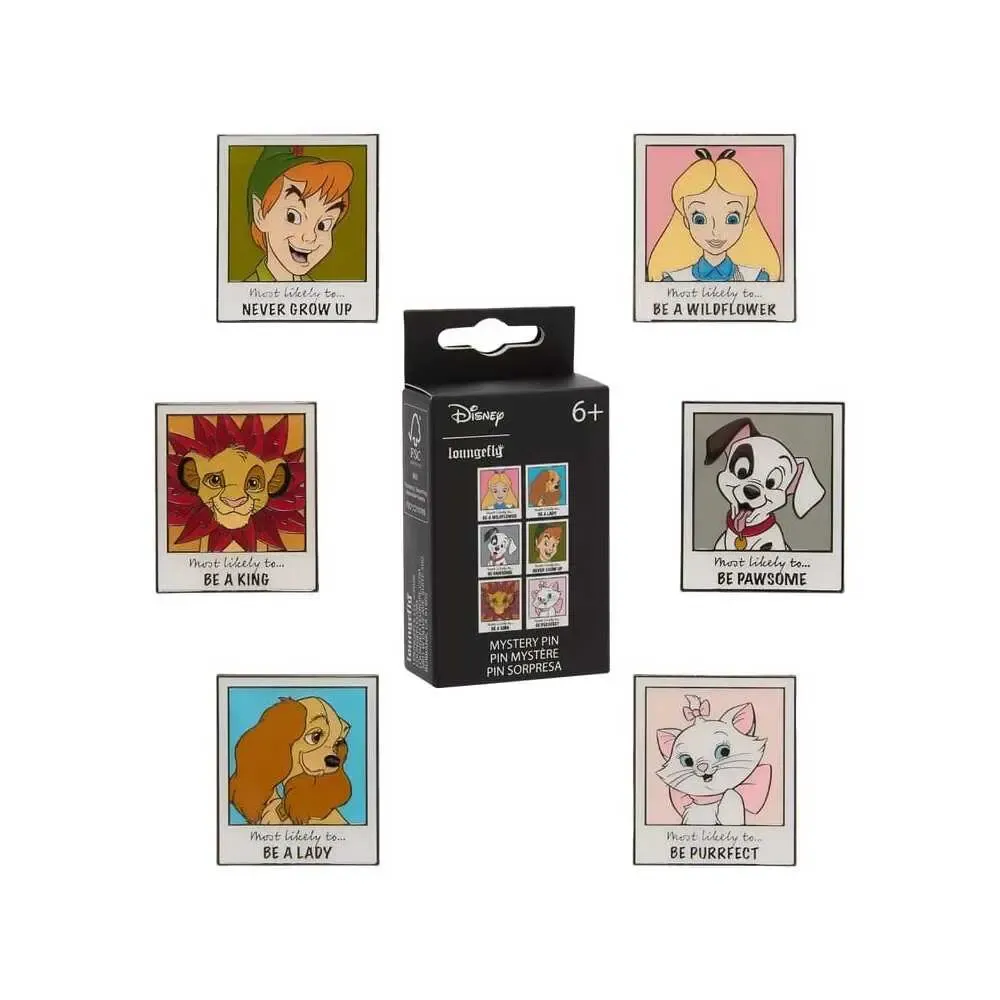 Disney by Loungefly Ansteck-Pins Blind Box Classics Year Book Display (12)