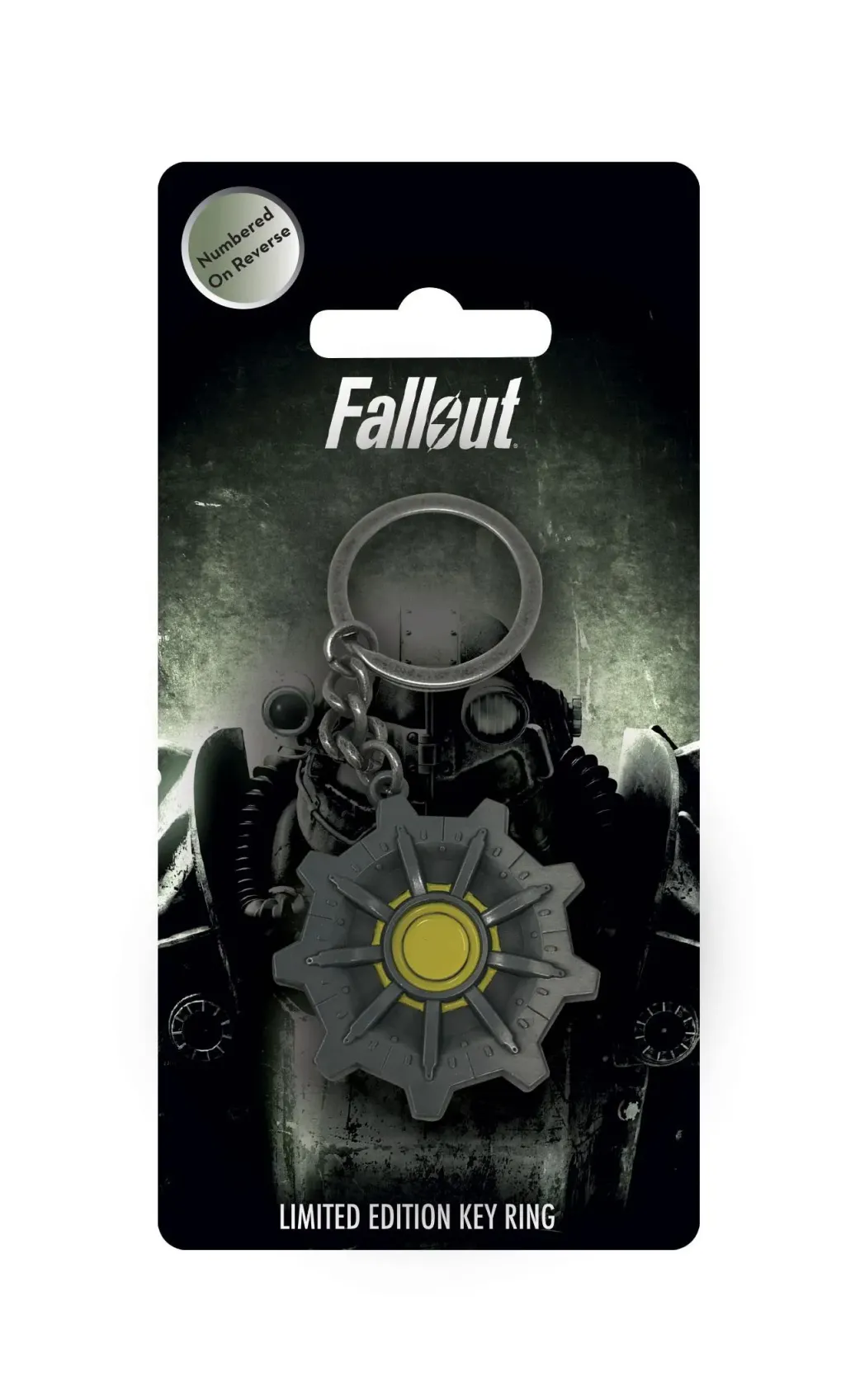 Fallout Metall Schlüsselanhänger Vault Door