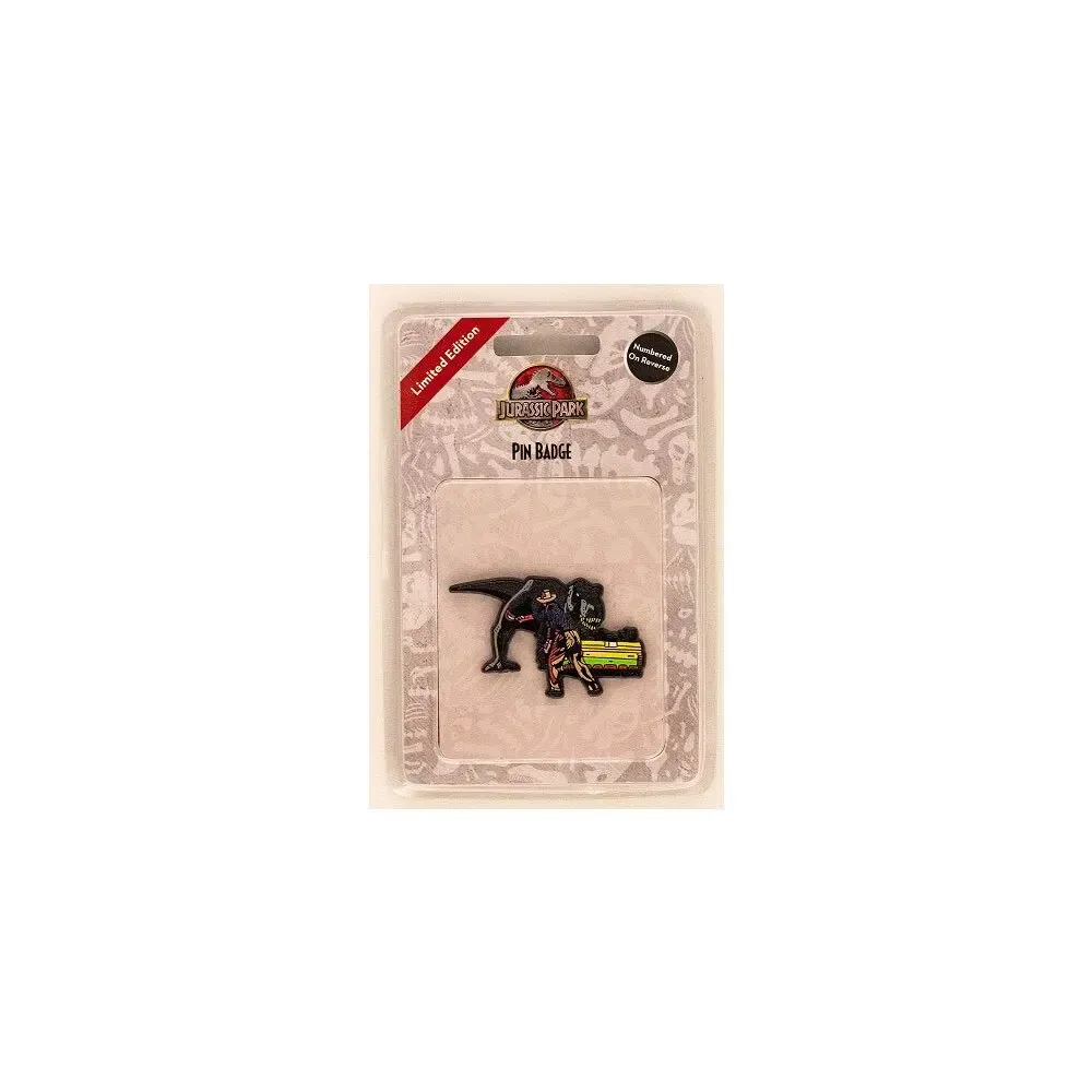 Jurassic Park Ansteck-Pin Alan & T-Rex