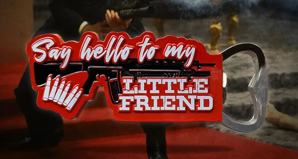 Scarface Say Hello To My Little Friend Flaschenöffner