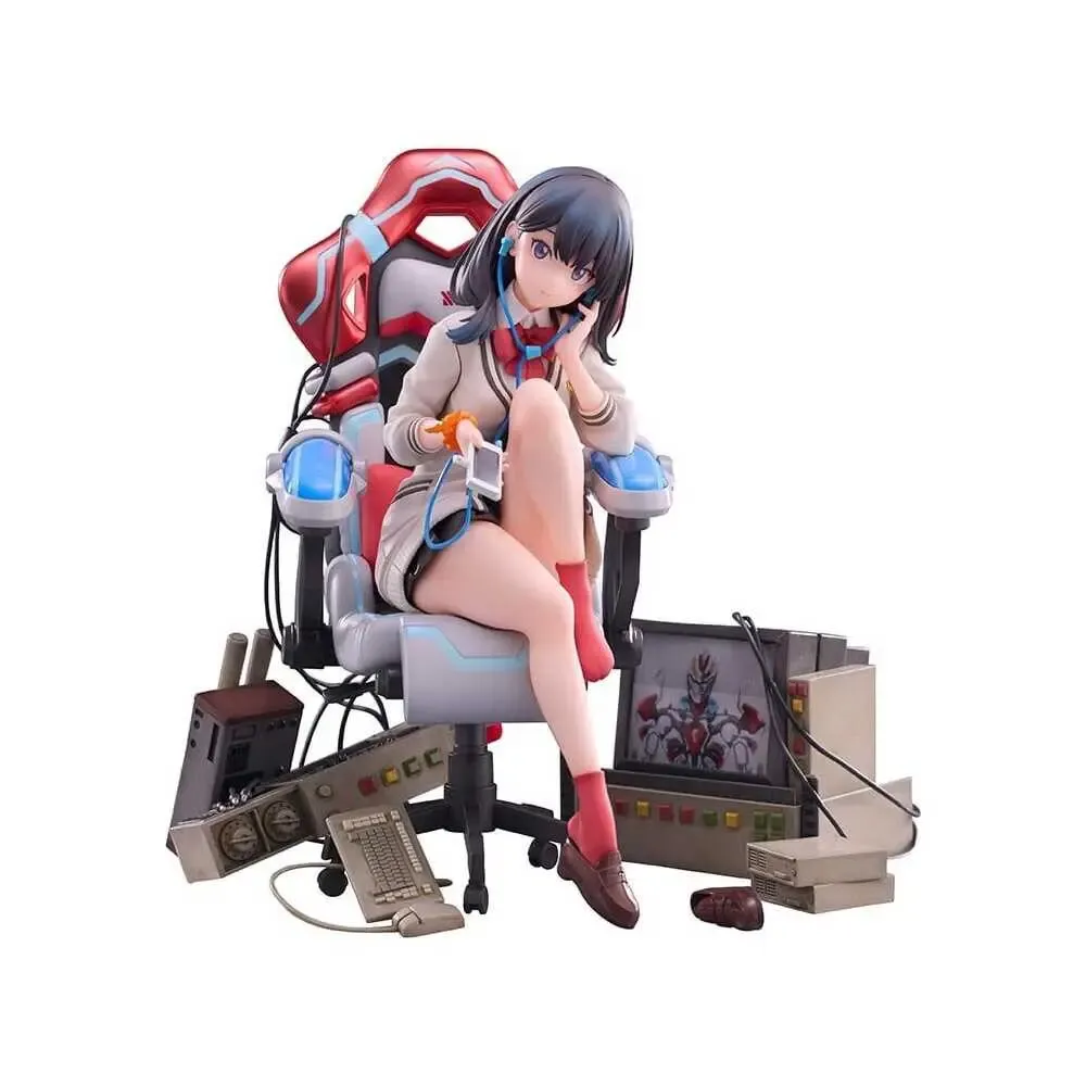 SSSS. Gridman Universe BiCute Bunnies PVC Statue Rikka Takarada Gaming Chair Ver. 19 cm 