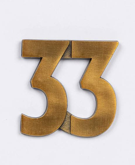 Fallout Ansteck-Button Vault 33