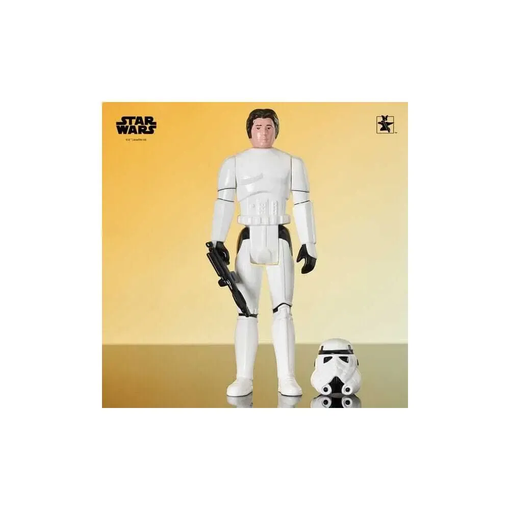 Star Wars Episode IV Jumbo Vintage Kenner Actionfigur Han Solo in Stormtrooper Disguise 2021 Premier Guild Membership Gift 30 cm