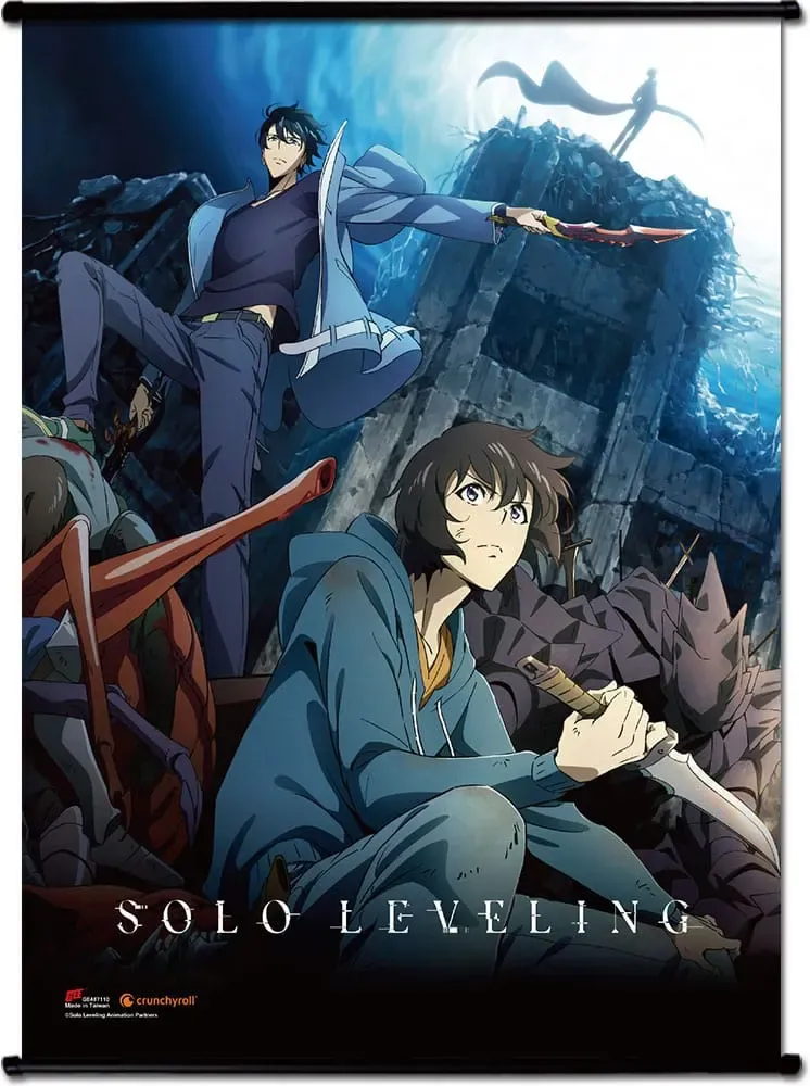 Solo Leveling Wandrolle Sung Jinwoo Key Art 44 x 33 cm
