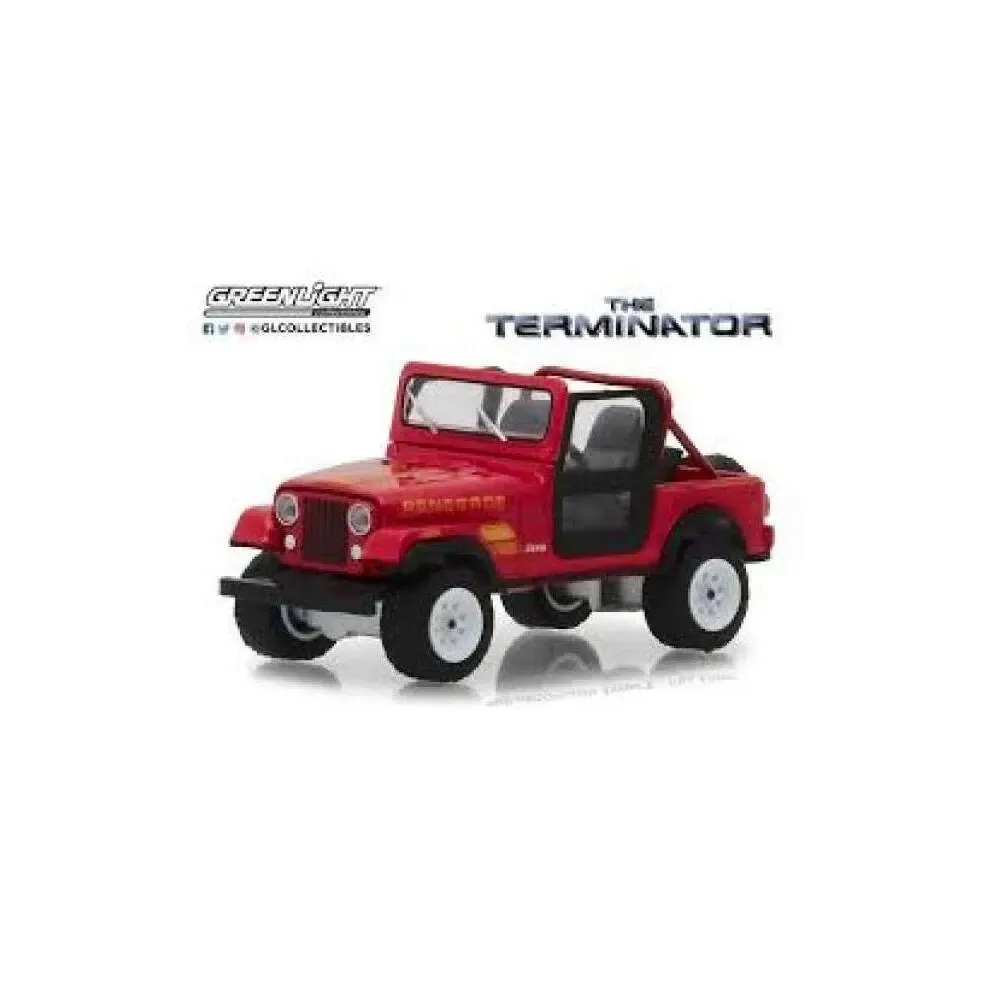 Terminator Diecast Modell 1/18 1983 Jeep CJ-7 Renegade mit Figur
