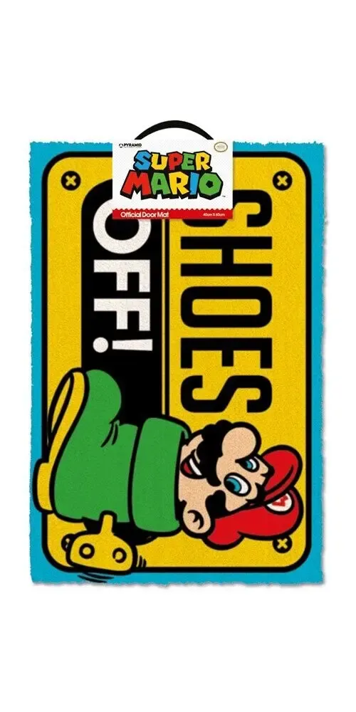 Super Mario Fußmatte Shoes Off 40 x 60 cm