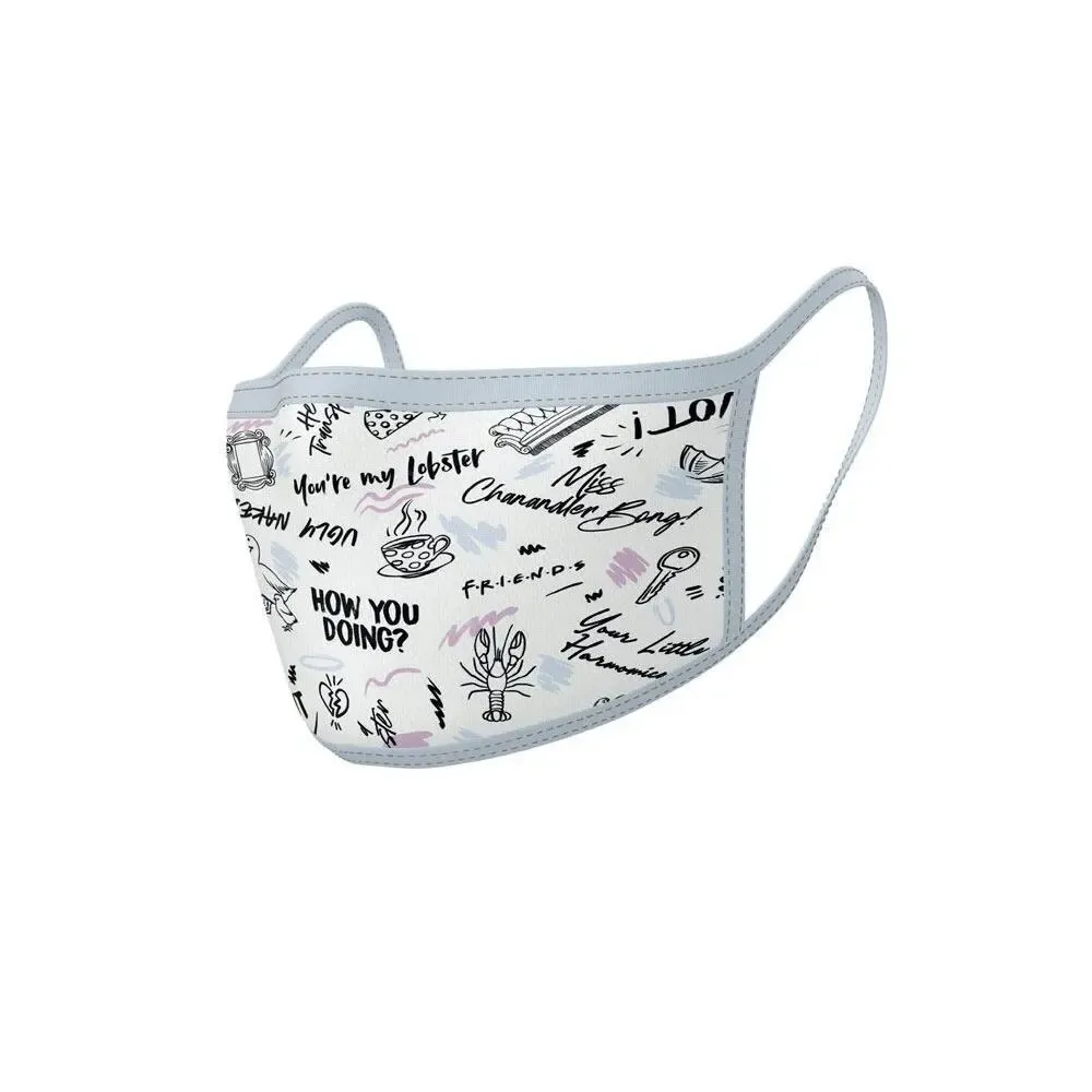 Friends Stoffmasken 2er-Pack Phrases