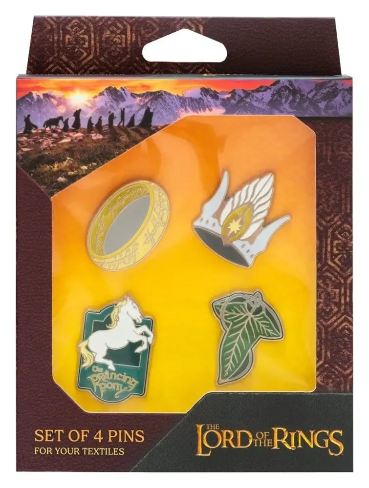 Der Herr der Ringe Ansteck-Pins 4er Set