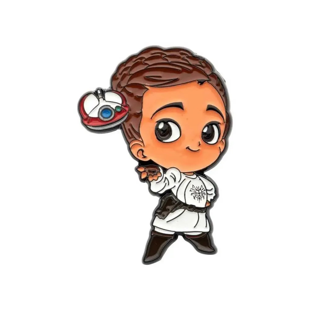Star Wars: Obi-Wan Kenobi Ansteck-Pin Prinzessin Leia & Lola Chibi