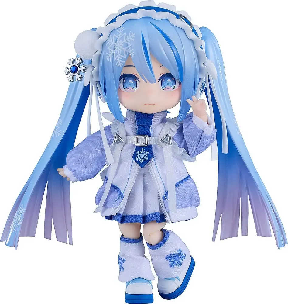 Character Vocal Series 01: Hatsune Miku Nendoroid Doll Actionfigur Snow Miku: Yukiiro Pop Ver. 14 cm 