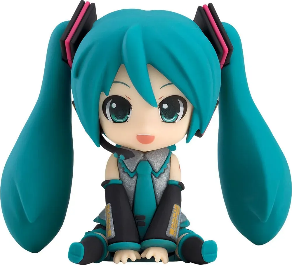 Character Vocal Series 01: Hatsune Miku Piapro Characters Rubber Mascot Nendroid Plus Minifigur Hatsune Miku 8 cm