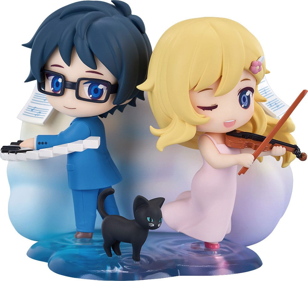 Your Lie in April Minifiguren Qset 2er-Pack Kaori Miyazono & Kosei Arima 9 cm