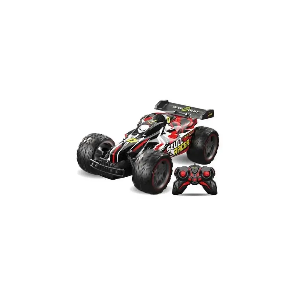 Gear2Play Fahrzeug Funkgesteuerter RC Buggy Skull Racer 1:10