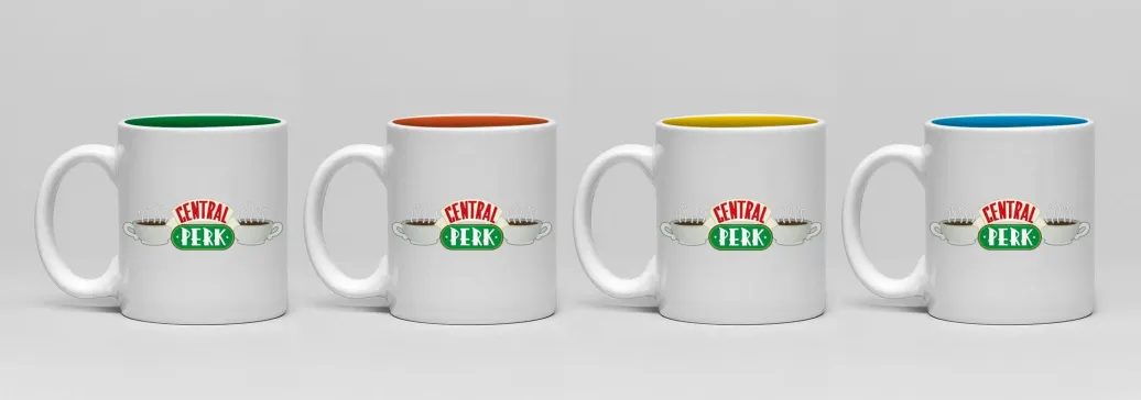 Friends Central Perk Espresso-Tassen 4er-Pack