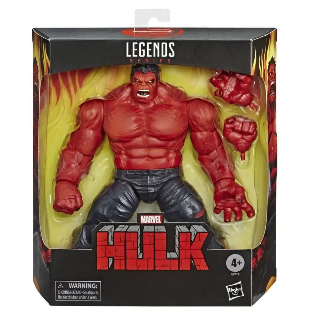 Marvel Legends Series Red Hulk BAF Actionfigur 15 cm