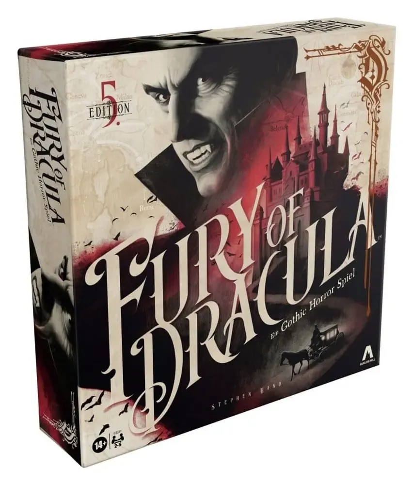 Fury of Dracula Brettspiel 5. Edition *Deutsche Version*