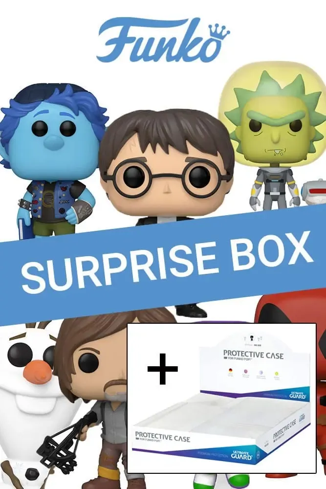 Funko POP! Surprise Box Bundle 08/2023 + 40 x Ultimate Guard Protective Case Big Size