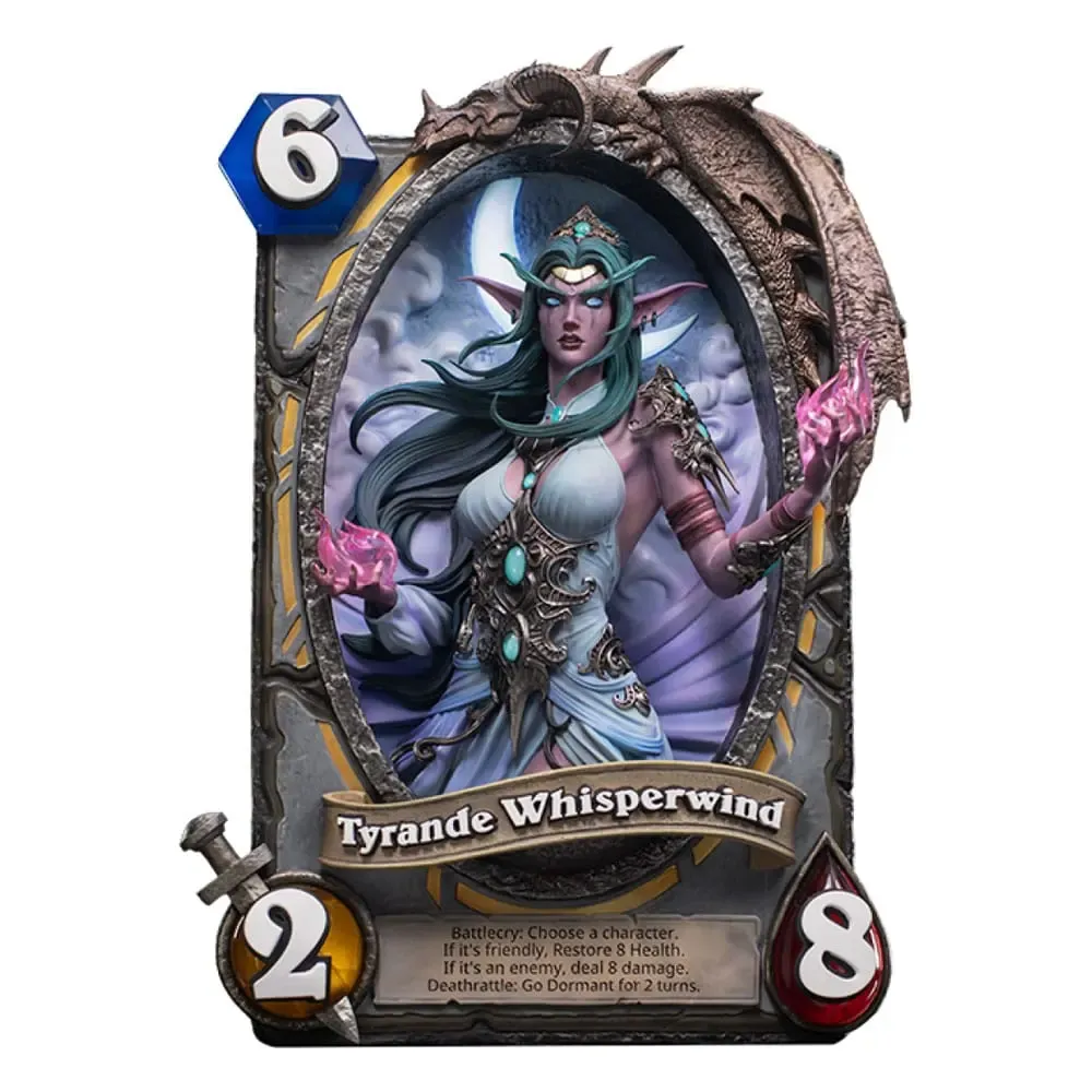 Hearthstone 3D Art Frame Statue Tyrande Whisperwind 31 cm