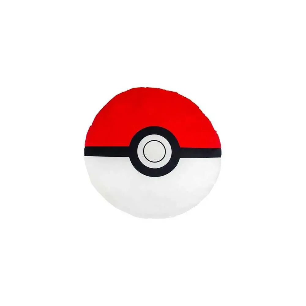 Pokémon Soft Velboa Dekokissen Pokeball 30 x 30 cm