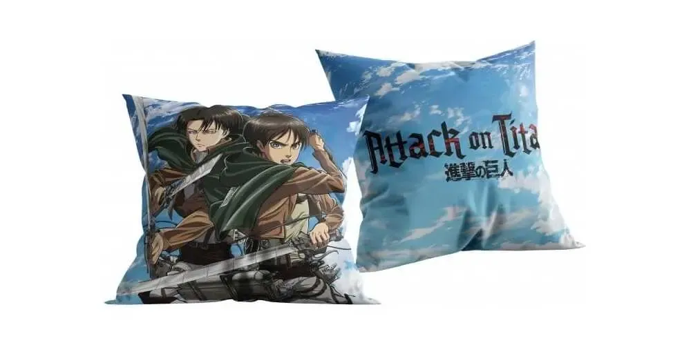 Attack on Titan Dekokissen Blau 40x40 cm