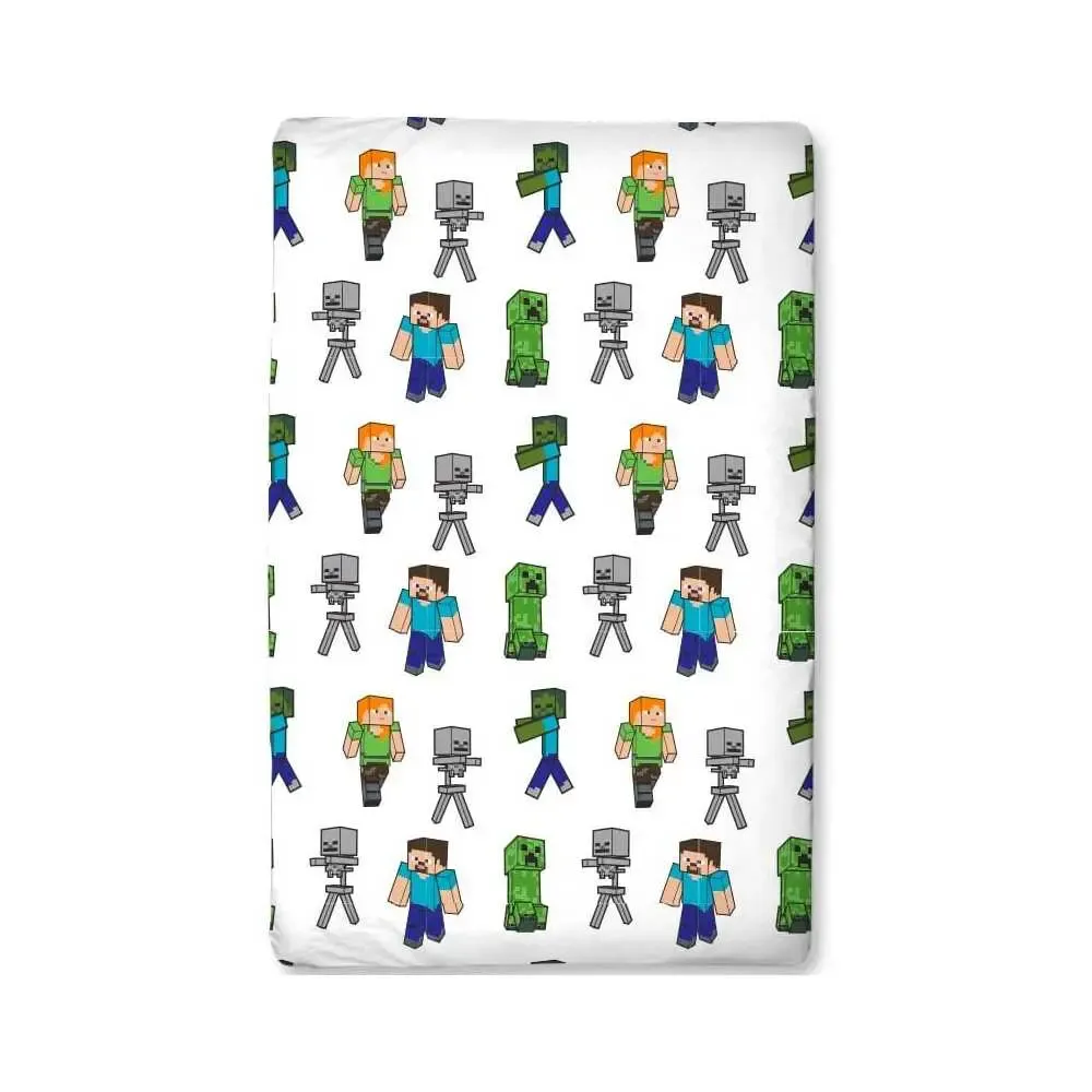 Minecraft Spannbetttuch 90 x 200 x 25 cm