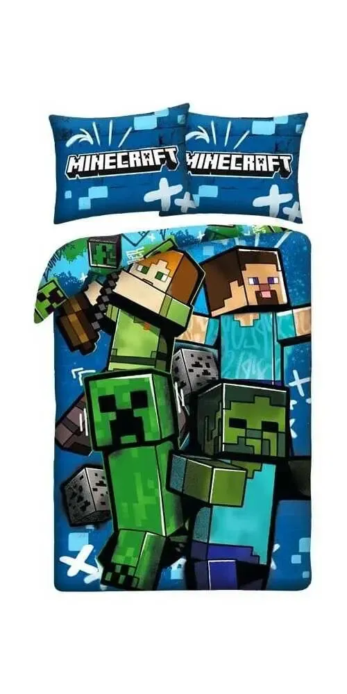 Minecraft Bettwäsche Ver. 9 140 x 200 cm / 70 x 90 cm           