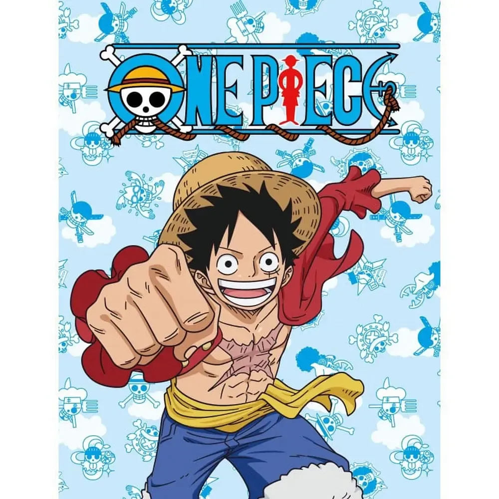 One Piece Fleecedecke Luffy 100 x 150 cm