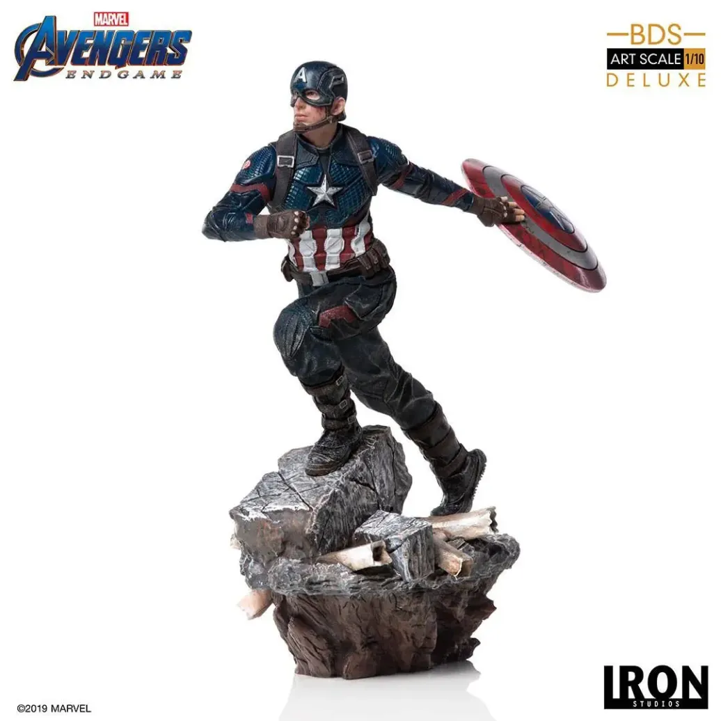 Avengers Endgame Captain America BDS Art Scale Statue 21 cm