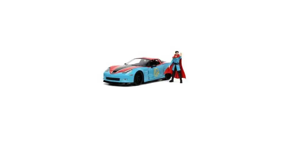 Dr. Strange Diecast Modell 1/24 Dr. Strange & Chevy Corvette