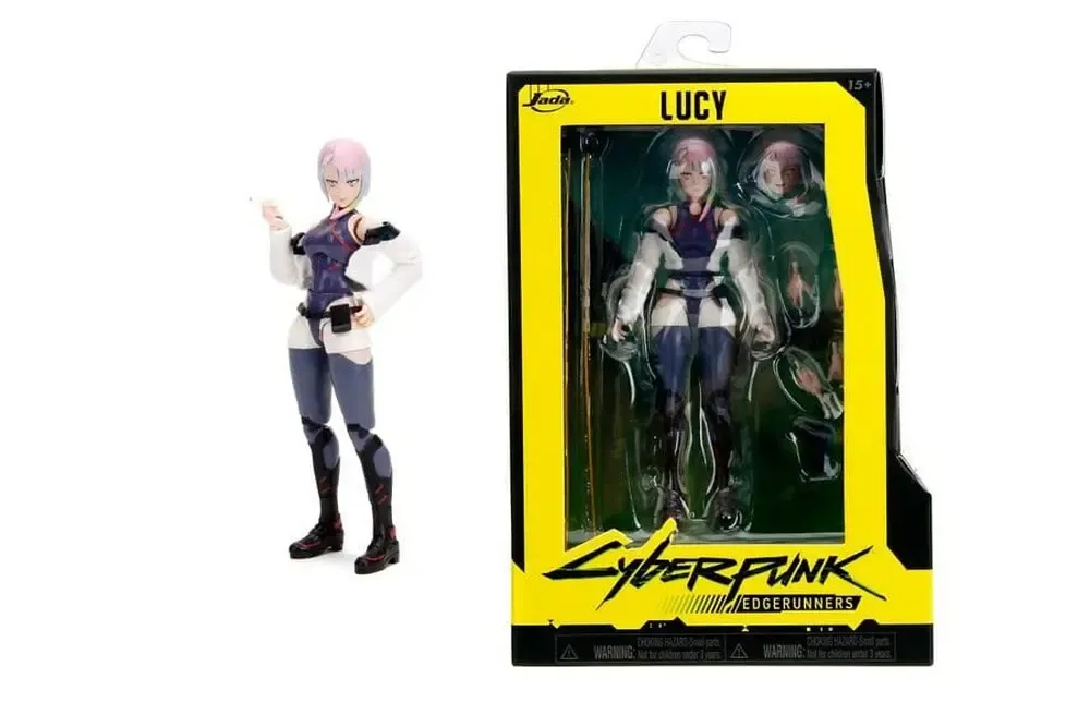 Cyberpunk: Edgerunners Diecast Minifigur Lucy 15 cm 