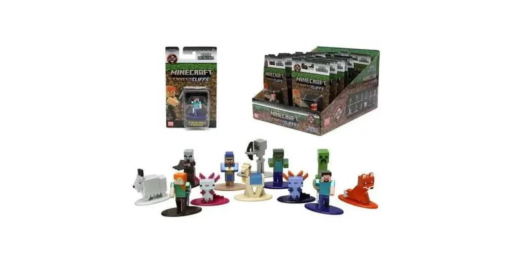 Minecraft Nano Metalfigs Diecast Minifiguren 4 cm Display Wave 3 (24)