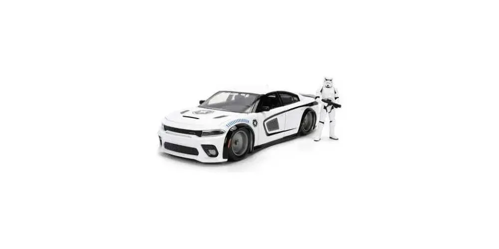 Star Wars Diecast Modell 1:24 Stormtrooper Dodge Charger SRT Hellcat