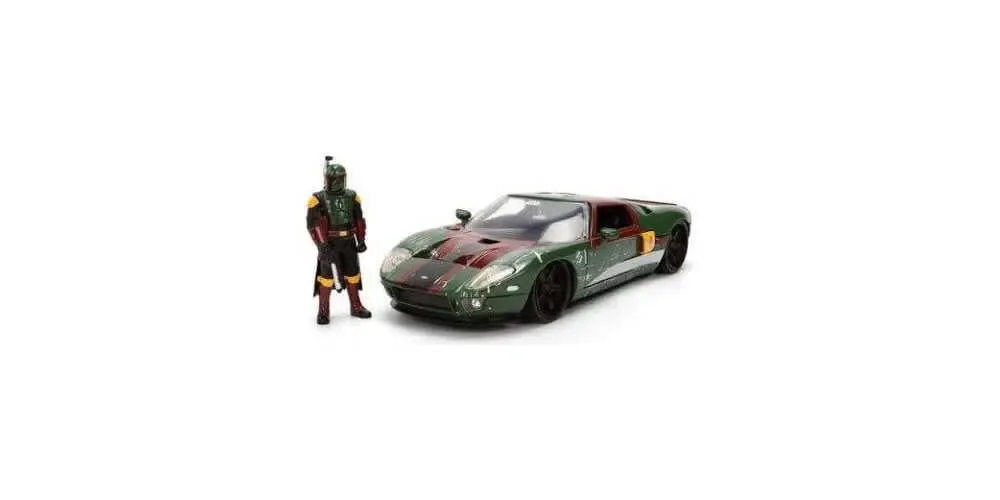 Star Wars Diecast Modell 1:24 Boba Fett 2005 Ford GT