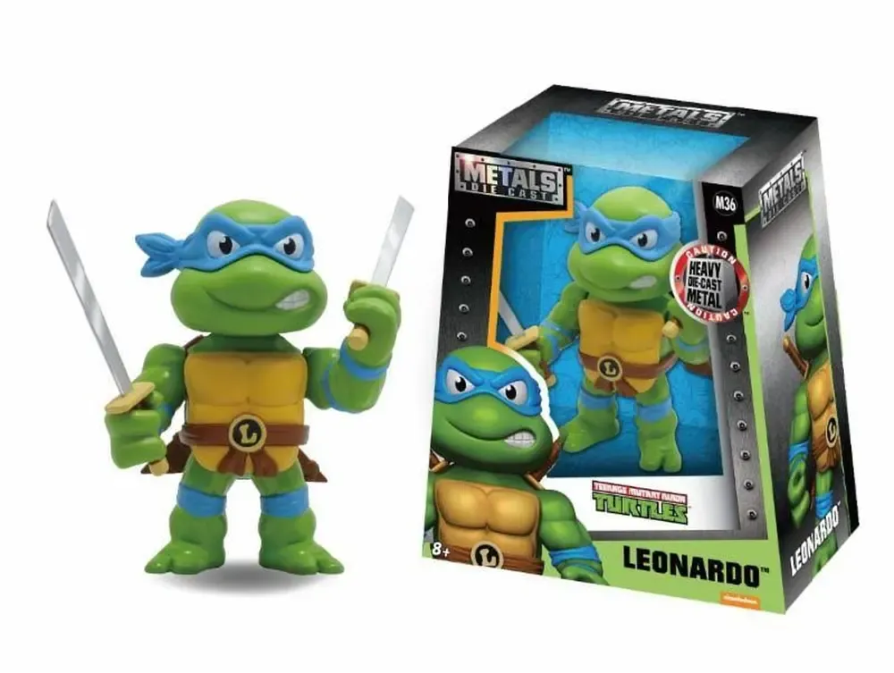 Teenage Mutant Ninja Turtles Metals Leonardo Minifigur 10 cm