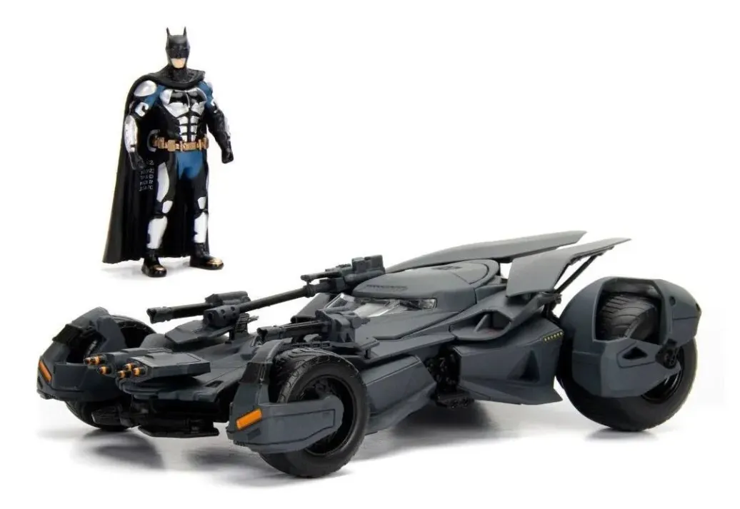 Justice League Diecast Modell 1/24 2017 Batmobile mit Figur