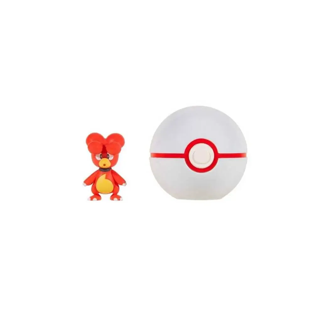 Pokémon Clip'n'Go Poké Balls Magby & Premierball