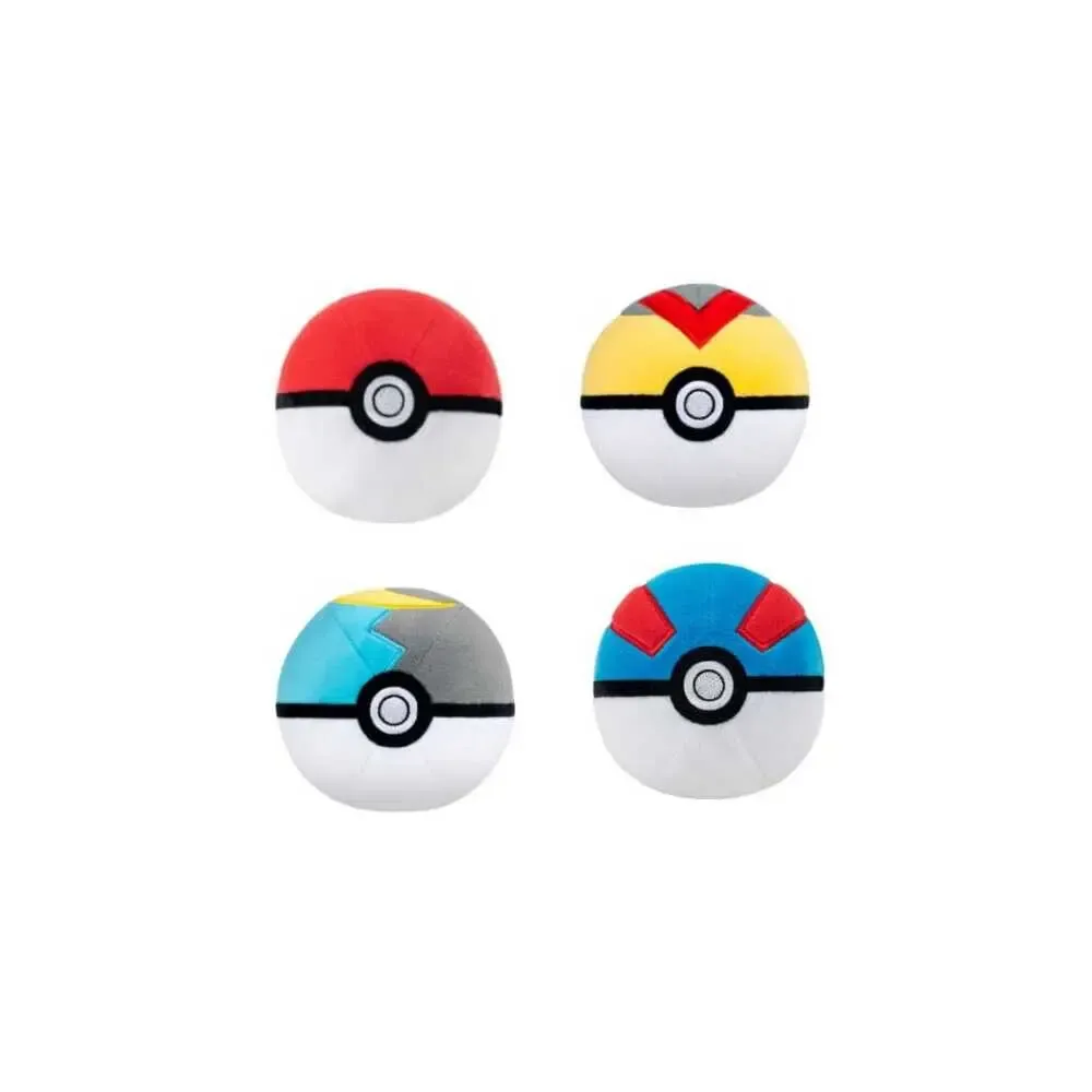 Pokémon Plüschfigur Pokeball Version 6 10 cm Sortiment (6) 