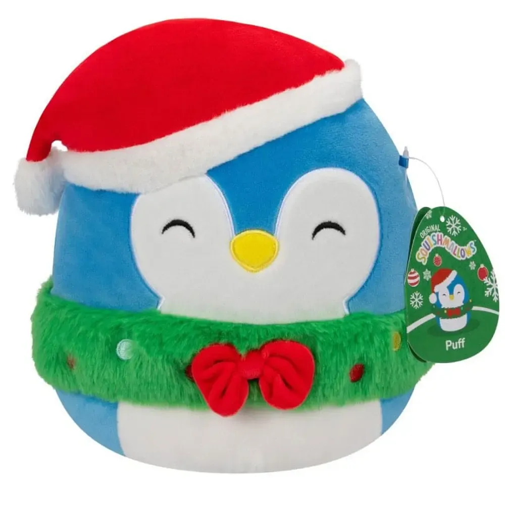 Squishmallows Plüschfigur Penguin Puff (Christmas Version) 19 cm