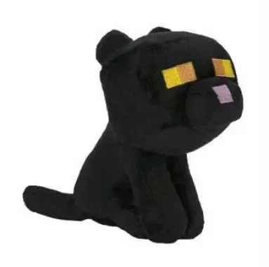 Minecraft Schwarze Katze Happy Explorer Plüschfigur 18 cm