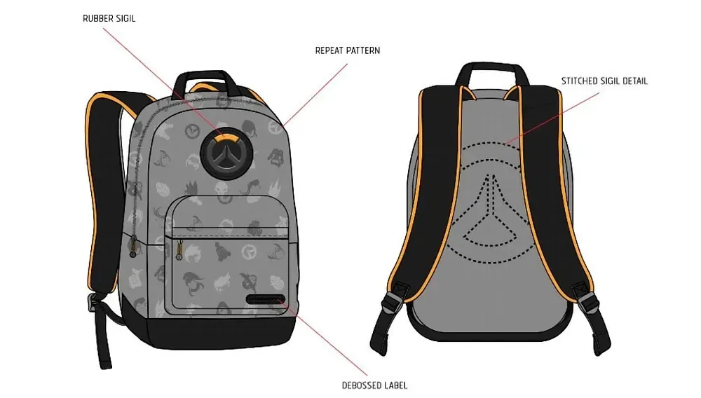 Overwatch Rucksack Heroes Splash